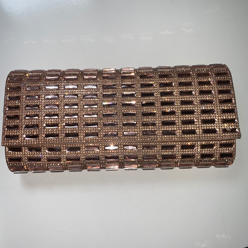 Bejeweled clutch purse
